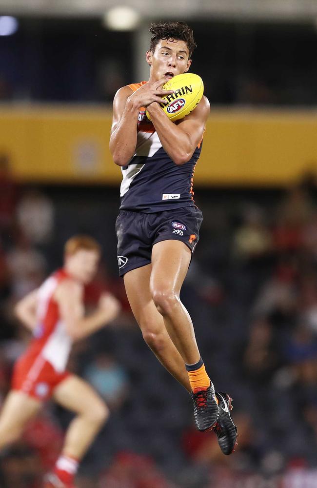 Jye Caldwell was taken by the Giants at pick 11 in the ‘Super Draft’ of 2018. Picture: Matt King/Getty Images