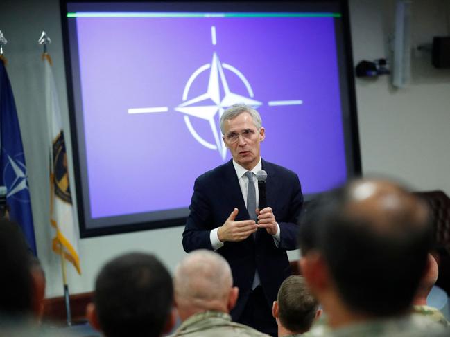 NATO Secretary-General Jens Stoltenberg slammed Donald Trump’s comments. Picture: AFP