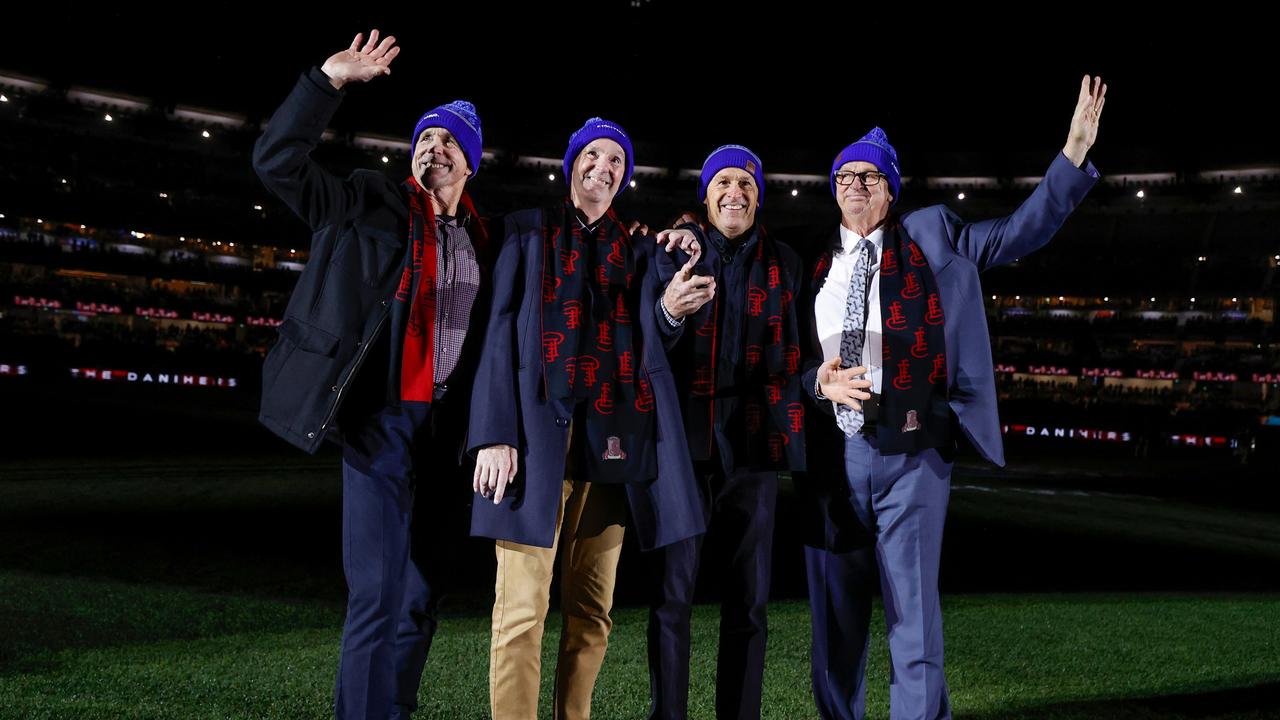 Terry, Neale, Chris and Anthony Daniher. Picture: Michael Willson