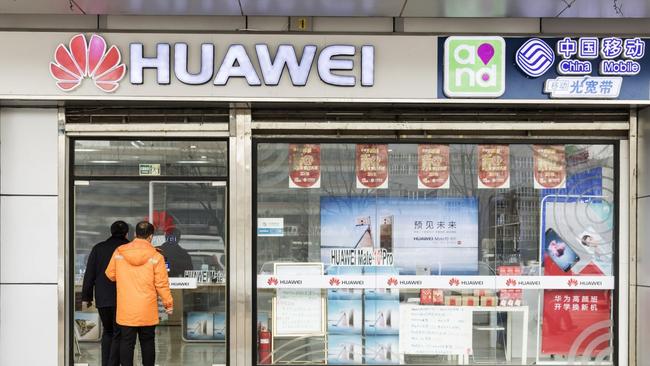 A Huawei store in Beijing. The company is the world’s biggest supplier of wireless equipment. Picture: QILAI SHEN/BLOOMBERG NEWS