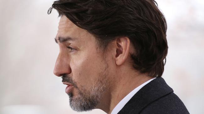 ‘I’m sincerely sorry’: Justin Trudeau. Picture: AFP