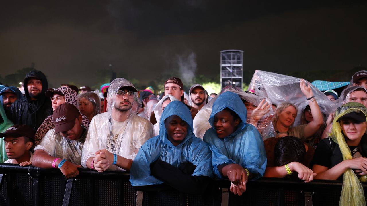 Fans braved uncomfortable conditions to attend the show. Picture: Jonathan Ng