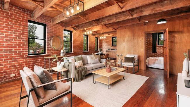 Inside the property at 14A Milfay Ave, which had an $800k-$850k price guide.