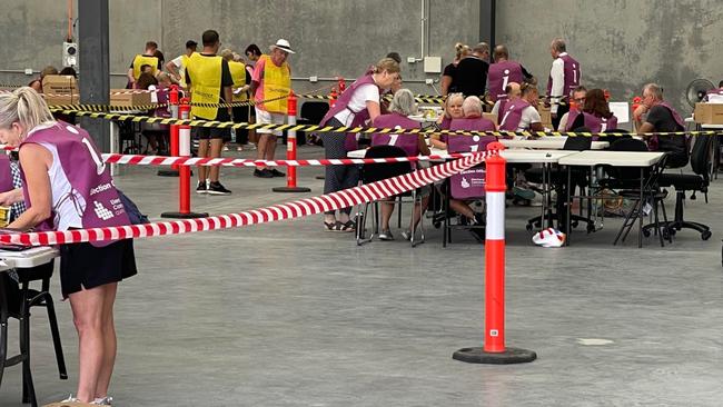 The Returning Officer headquarters at Arundel where votes are being counted in the 2024 Gold Coast City Council election.