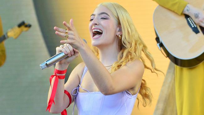 Lorde performs at the Glastonbury Festival in England on June 26, 2022. Picture: Jim Dyson / Getty Images