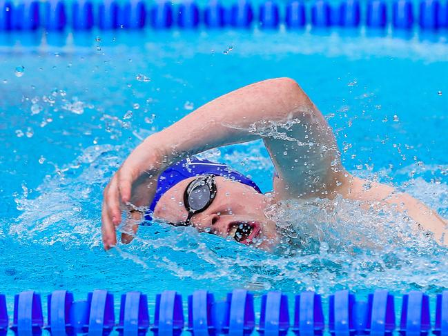 Team MPA’s Nathan Schultz in the 200m freestyle. Picture: Glenn Campbell