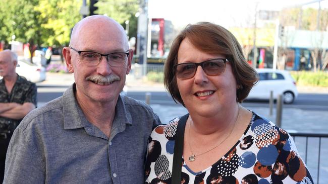 Paul McCartney fans at the Got Back Tour at the Adelaide Entertainment Centre, October 18. Picture: Kelly Barnes