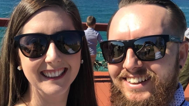 Emma and Jason Ross are concerned they might have to take on extra work to make their new mortgage repayments. Picture: Supplied