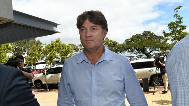 Former Dreamworld General Manager of Operations Troy Margetts arrives at the Magistrates Court in Southport this morning. Picture: AAP