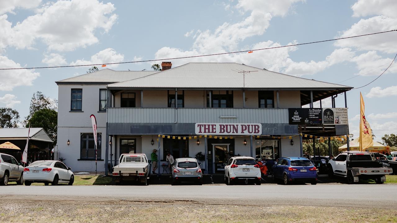 The Bun Hotel in Kaimkillenbun, north of Dalby, is currently undergoing significant renovations. Photo: Social media.