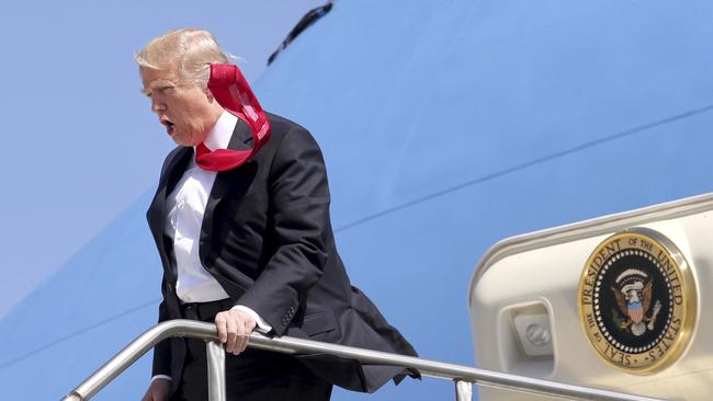 Donald Trump wears his ties way too long, according to PJ O’Rourke. AP