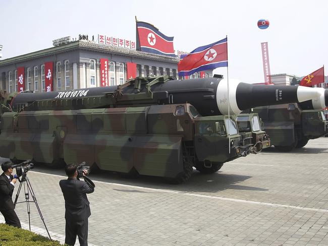 The North Koreans may have the technology to launch an intercontinental ballistic missile. Picture: AP Photo/Wong Maye-E