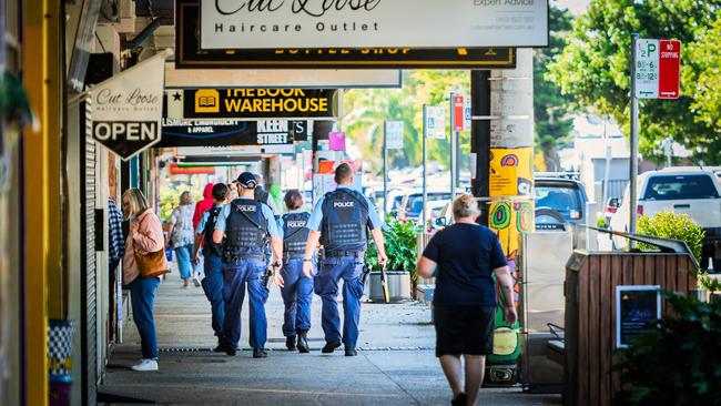 Richmond police recently held a joint operation with Loss Prevention Officers and Compliance Officers from the local council to detect and disrupt crime in the Lismore and Goonellabah areas. Picture: Phil Tsourlinis