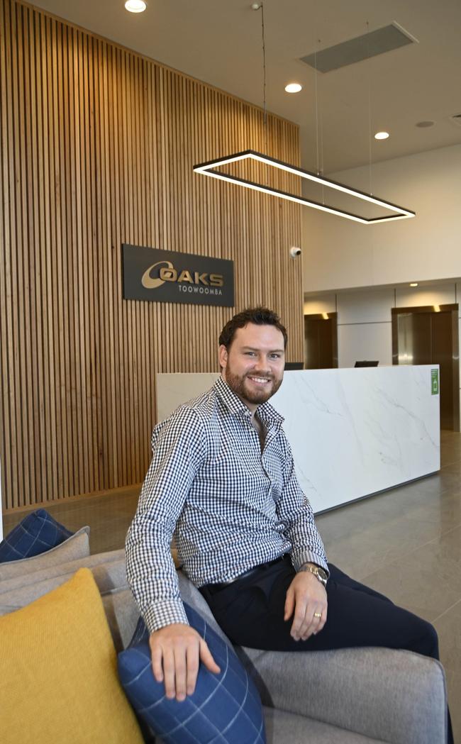 Taylor Canham, general manager. The Oaks Hotel, Ruthven Street will open in July. Photo Bev Lacey