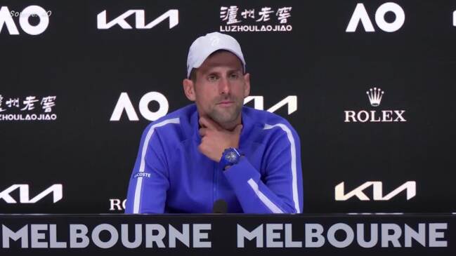 Novak Djokovic reveals he's not vaccinated after heckle