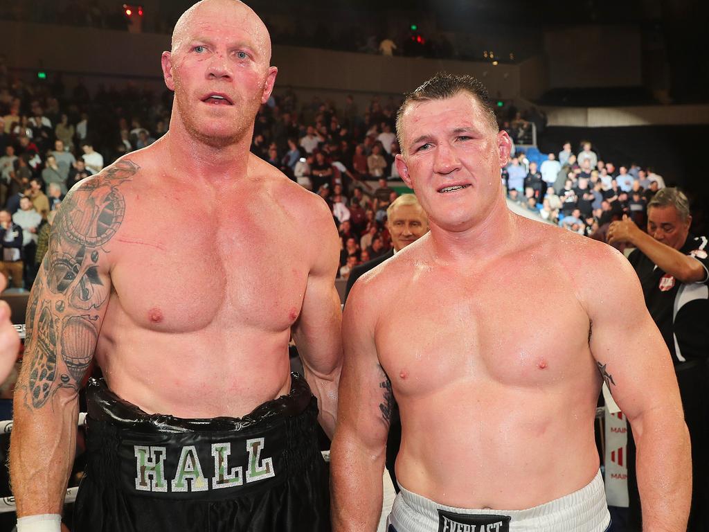 Code War. Paul Gallen vs Barry Hall. Pic: Michael Klein