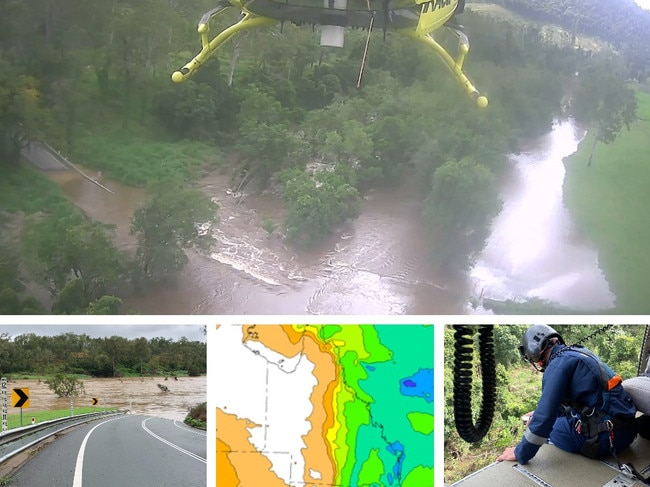 Pair rescued from car, Brisbane on alert in fresh flood emergency