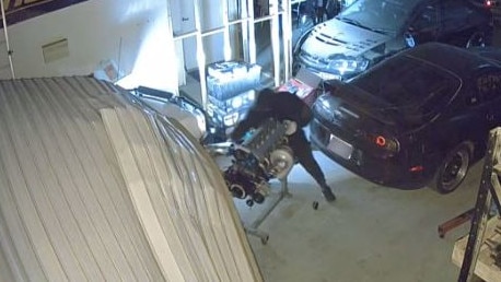 The three car engines that were stolen have a combined worth of $160,000. Picture: Supplied