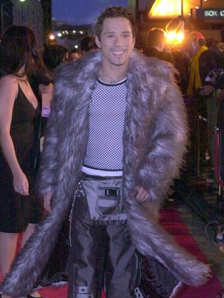 At the 2001 Aria Awards.