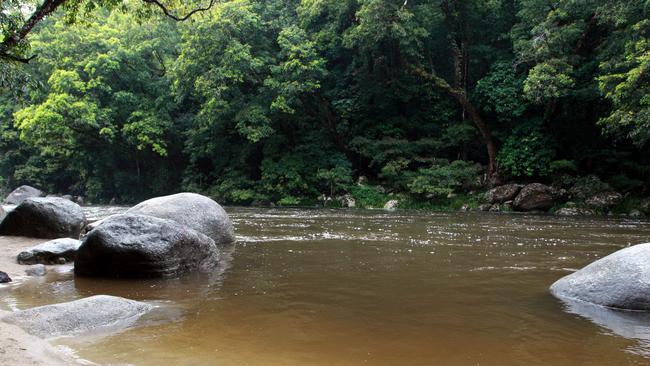 Mossman Gorge has been the scene of many rescues over the years. The section is where Romanian tourists Florian Ciobotaru and Catalin Lichi were rescued after getting in to trouble while taking a swim in 2010. File Picture