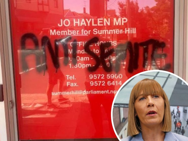 Transport Minister Jo Haylen's office was vandalised