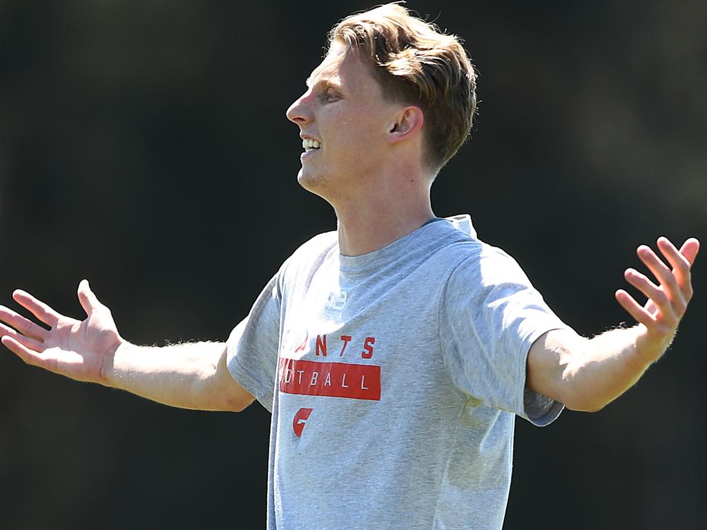 Lachie Whitfield almost demands to be picked for the Grand Final.