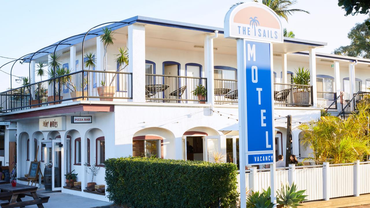 The Sails Motel that Simon Johnson and Amanda Newman bought. Picture: Jenna Agius for Joe Sun