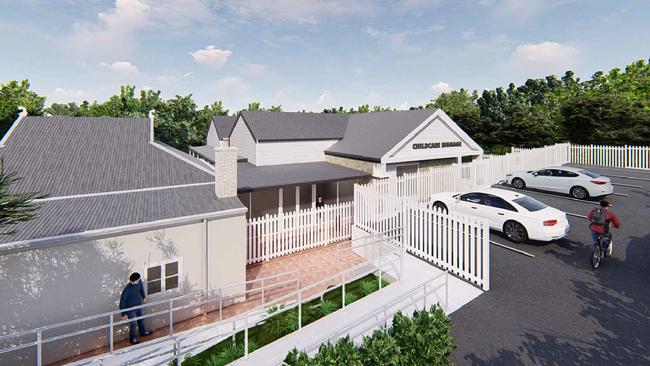 An artist's impression of a childcare centre planned for Reynella.