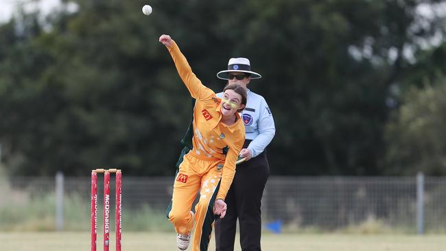 North Coastal’s Stephanie Scouller continued her good form with another couple of wickets in round three. Picture: Sue Graham