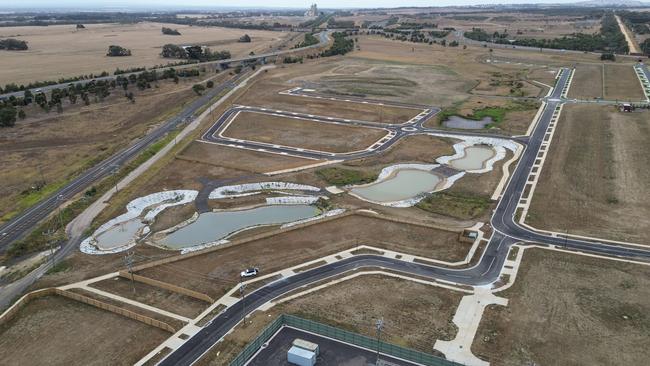 A Waurn Ponds development is one step closer to seeing houses built after a resolution was found between Birchmore and Powercor. Picture: Brad Fleet.
