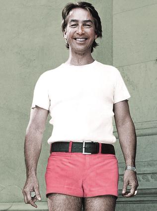 Premier Don Dunstan and his infamous pink shorts in 1972.