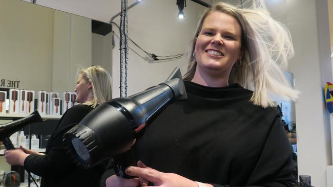 Made in Common hairstylist Cassie Lawrence was voted as Bendigo's best hairdresser for 2021. Picture: Zizi Averill