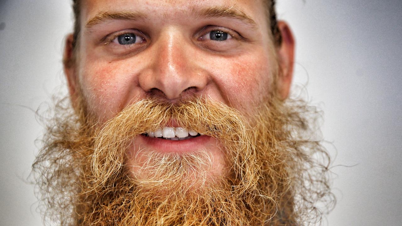 Michael Hurley grew a huge bushy beard during his doping ban. Picture: Michael Klein