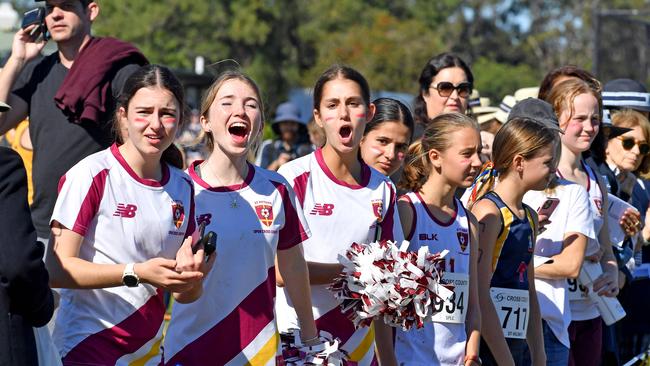 Annual QGSSSA schoolgirl cross country championship at Rivermount College in Yatala. Saturday May 15, 2021. Picture, John Gass