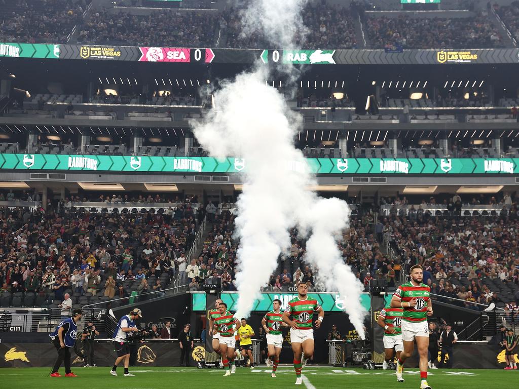 The NRL showed it’s ambition to reach new audiences by taking the game to Las Vegas at a club level. Picture: Ezra Shaw/Getty Images