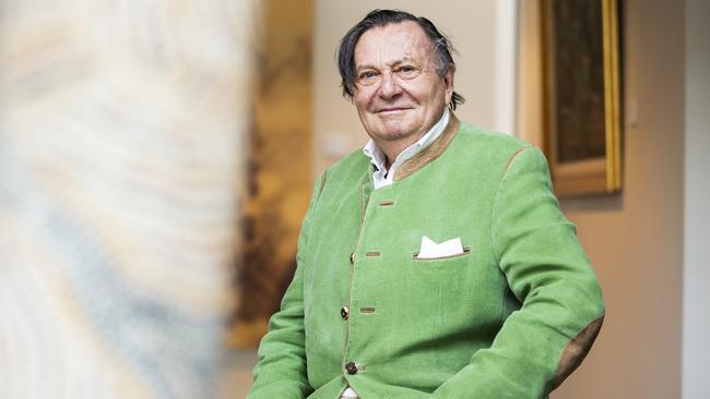 Australian comedic icon Barry Humphries. Picture: Lachie Millard