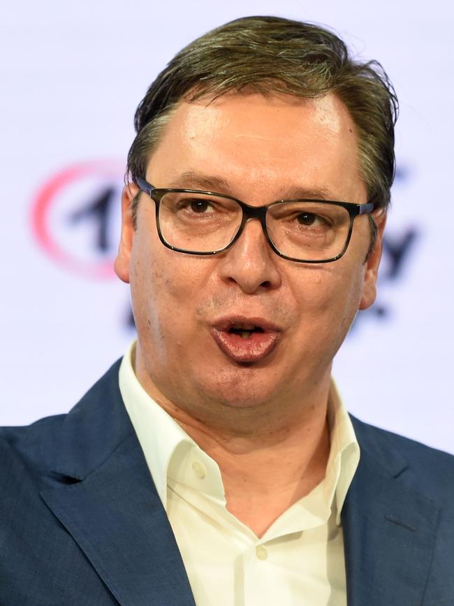 Serbian President Aleksandar Vucic said his country would ‘for justice and truth’.