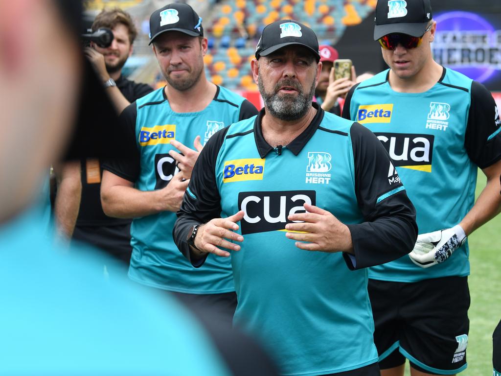 Darren Lehmann was with Brisbane Heat in the BBL. Picture: AAP Image