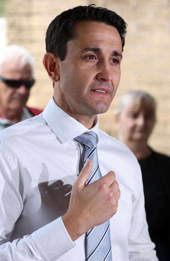 Opposition David Crisafulli, news conference on Adult Crime, Adult Time, Redbank Plains. Picture: Liam Kidston.