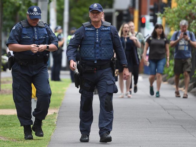 A heavy police presence has been ordered at the cathedral. Picture: Jay Town