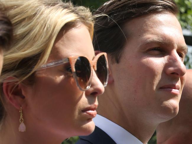 Ivanka Trump and Jared Kushner are also reported to be Deutsche clients. Picture: AFP/Tasos Katopodis