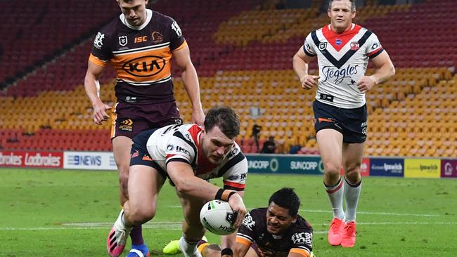 The Roosters tore through the Broncos’ lack of heart. Photo: AAP Image/Darren England