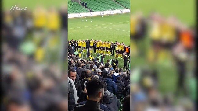 Heidelberg United NPL celebrations