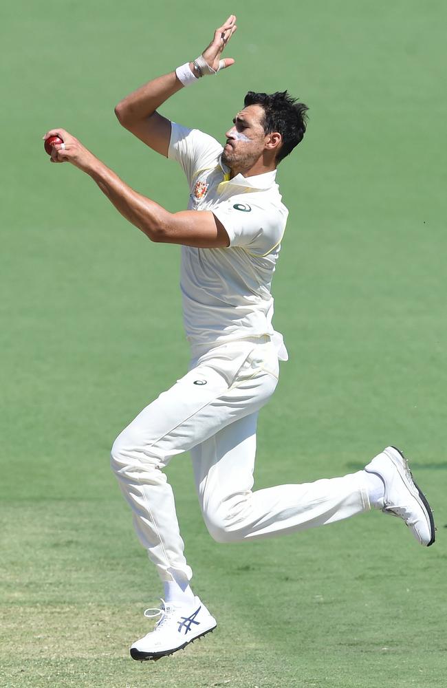 Mitchell Starc was back to his best in Canberra. Picture: Ishara S. Kodikara 