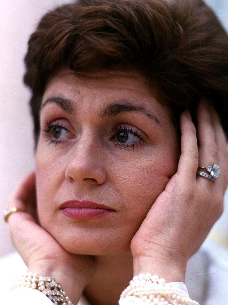 Sharon in the ’80s. Picture: Paul Massey/Mirrorpix/Getty Images