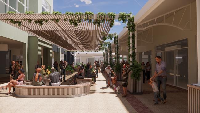 An image of how Harbour Town Premium outlets will look after its $7 million Convenience Mall upgrade.