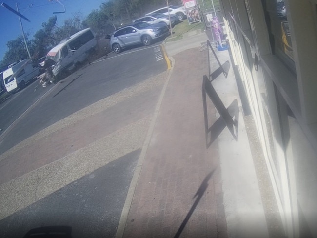 Residents at a nearby coffee shop witnessed the smash unfold. Picture: Supplied