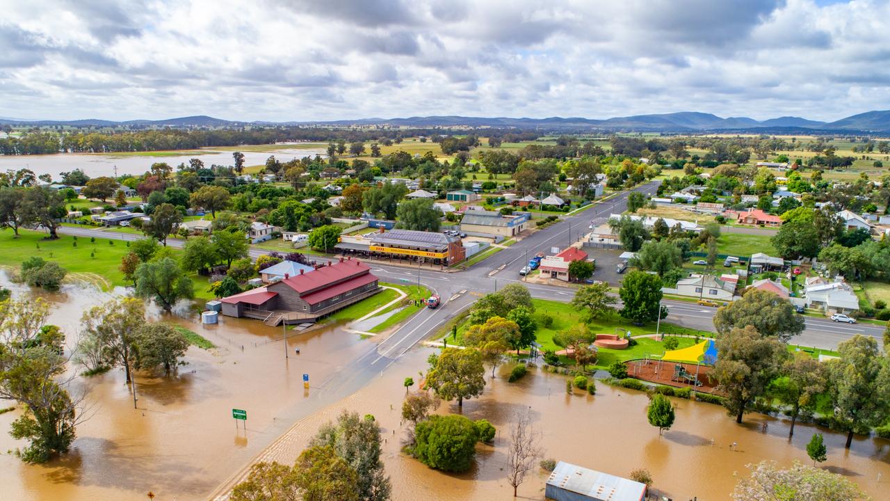 Flooded areas of NSW, Such as Gooloogong (above), are already seeing a rise in mosquito numbers. Picture: Chris Watson Farmpix Photography