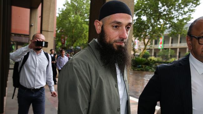 Wissam Haddad seen arriving to Federal Court in Sydney.