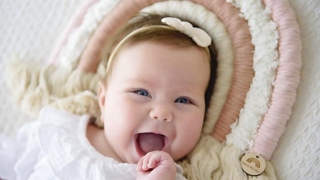 Rainbow Baby Pippa Evans. Photo: Miracle Moments Photography